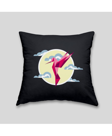 Hummingbird cushion