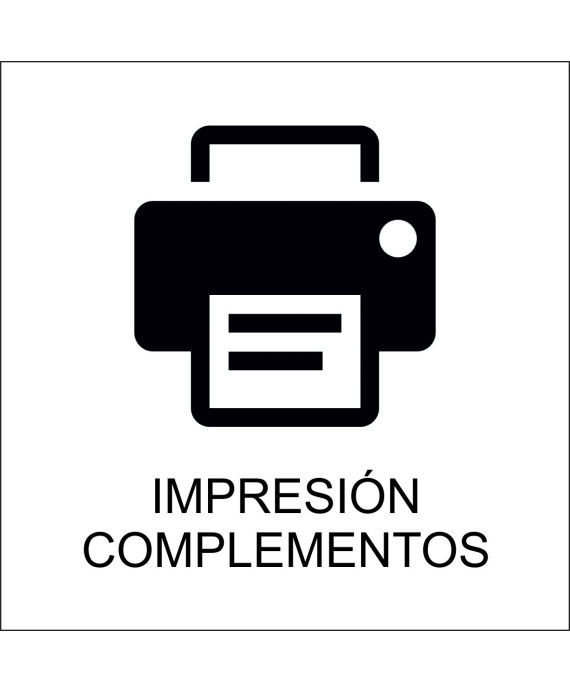 Impresión complementos