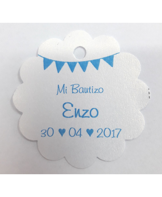 Tarjeta Regalito Comunión Papel perlado 7