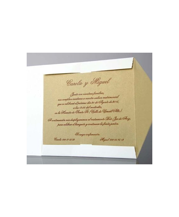 Invitacion de boda Cola de Caballo