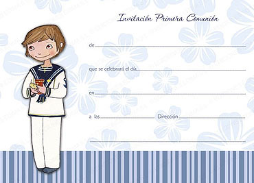 Invitaciones de Comunion