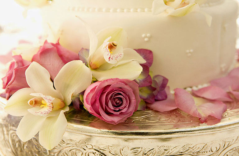 Invitaciones de boda con tarta